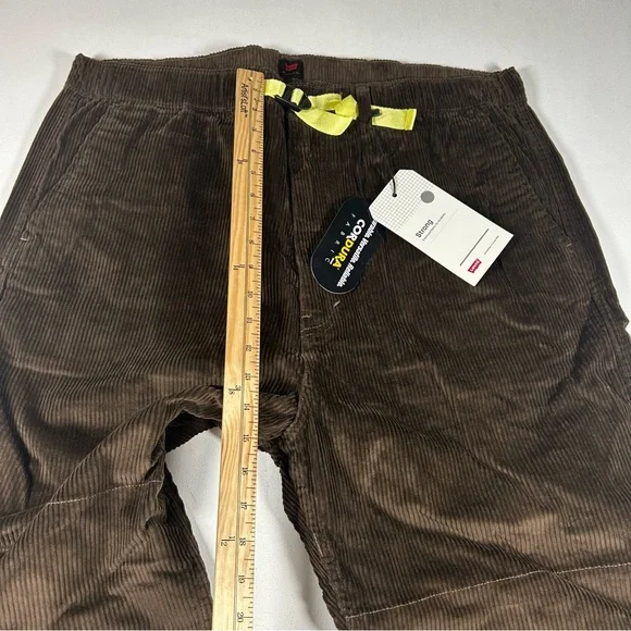 NEW Levi's Pants Mens XXL Brown Corduroy Quick Release Pants Cordura Baggy